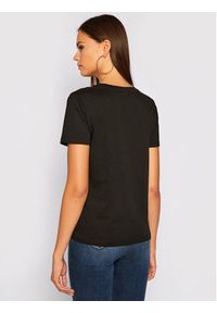 Calvin Klein T-Shirt Logo C-Neck K20K202132 Czarny Regular Fit. Kolor: czarny. Materiał: bawełna