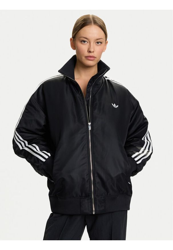 Adidas - adidas Kurtka bomber Firebird JX2991 Czarny Oversize. Kolor: czarny. Materiał: syntetyk