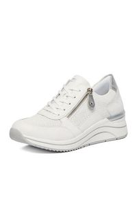 Remonte Sneakersy D0T06-80 Biały. Kolor: biały. Materiał: skóra, syntetyk #3