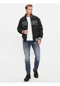 Tommy Jeans Kurtka bomber DM0DM17479 Czarny Relaxed Fit. Kolor: czarny. Materiał: syntetyk