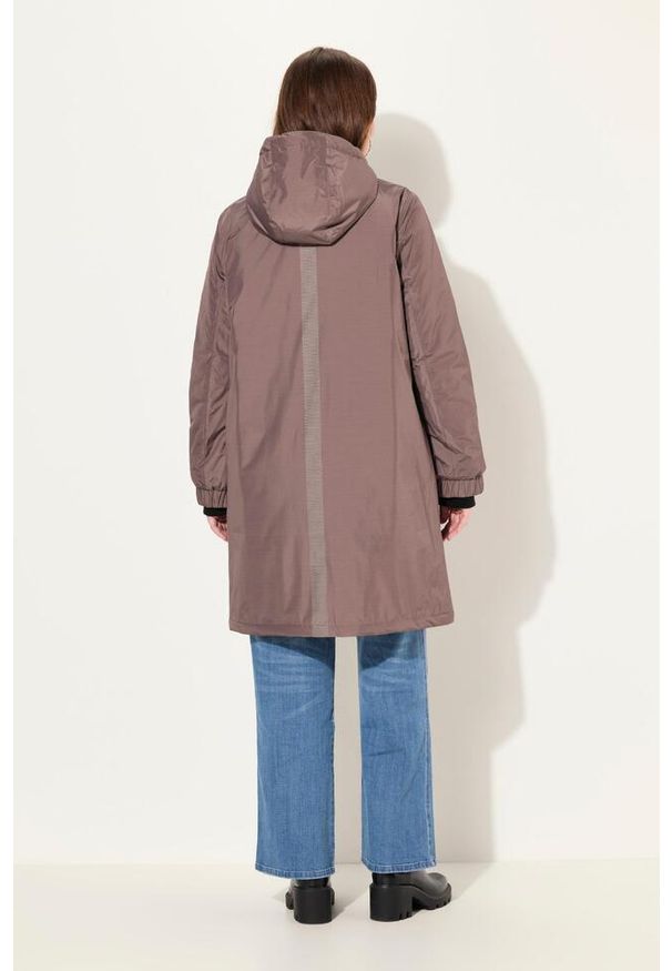 ULLA POPKEN - Damskie Kurtka funkcyjna HYPRAR linia A z recyklingu. Kolekcja: plus size. Kolor: beżowy. Materiał: poliester, materiał. Sport: turystyka piesza