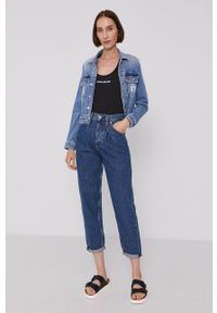 Calvin Klein Jeans - Jeansy Baggy. Kolor: niebieski