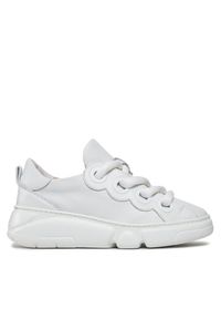 Sneakersy AGL. Kolor: biały