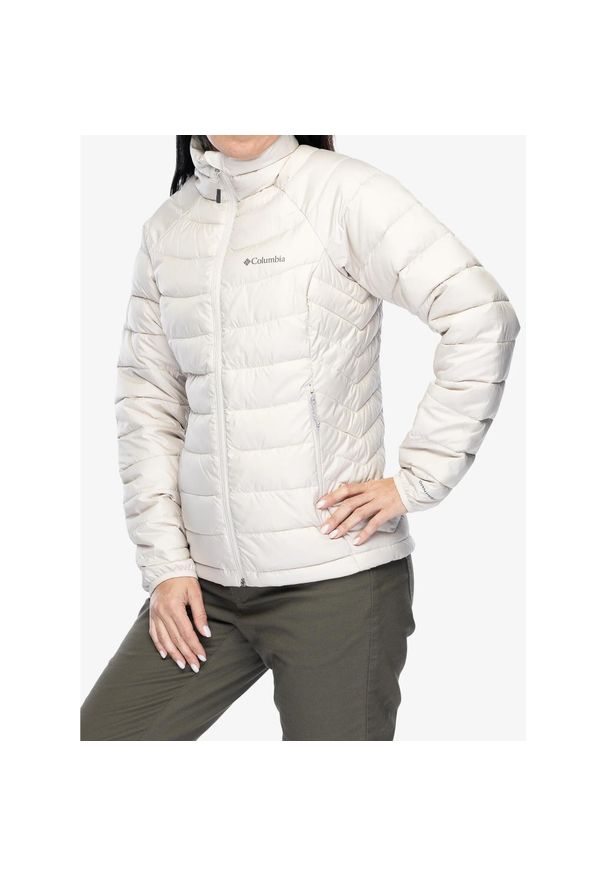 columbia - Kurtka ocieplana damska Columbia Powder Lite II Full Zip Jacket. Kolor: biały. Sport: turystyka piesza