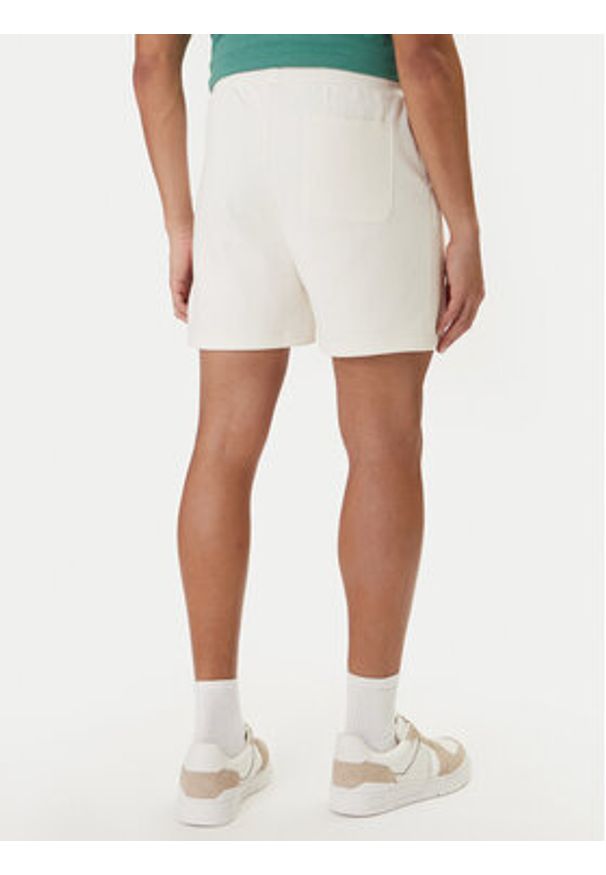 Tommy Jeans Szorty sportowe Contrast Linear DM0DM22697 Biały Regular Fit. Kolor: biały. Materiał: bawełna. Styl: sportowy