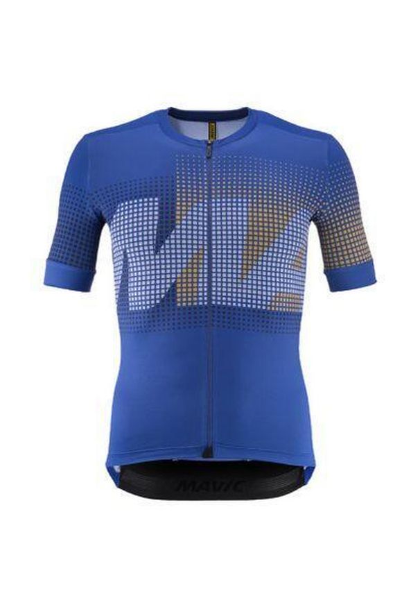 MAVIC - Koszulka Mavic Aksium Graphic. Kolor: niebieski. Sport: kolarstwo