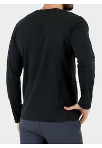 Fjällräven - Longsleeve męski Fjallraven Forever Nature Badge. Kolor: niebieski. Długość rękawa: długi rękaw