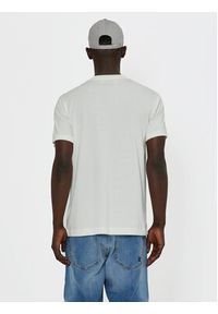 Richmond X T-Shirt Rached UMP24031TS Biały Regular Fit. Kolor: biały. Materiał: bawełna