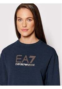 EA7 Emporio Armani Dres 3LTV59 TJCQZ 1554 Granatowy Regular Fit. Kolor: niebieski. Materiał: bawełna #3