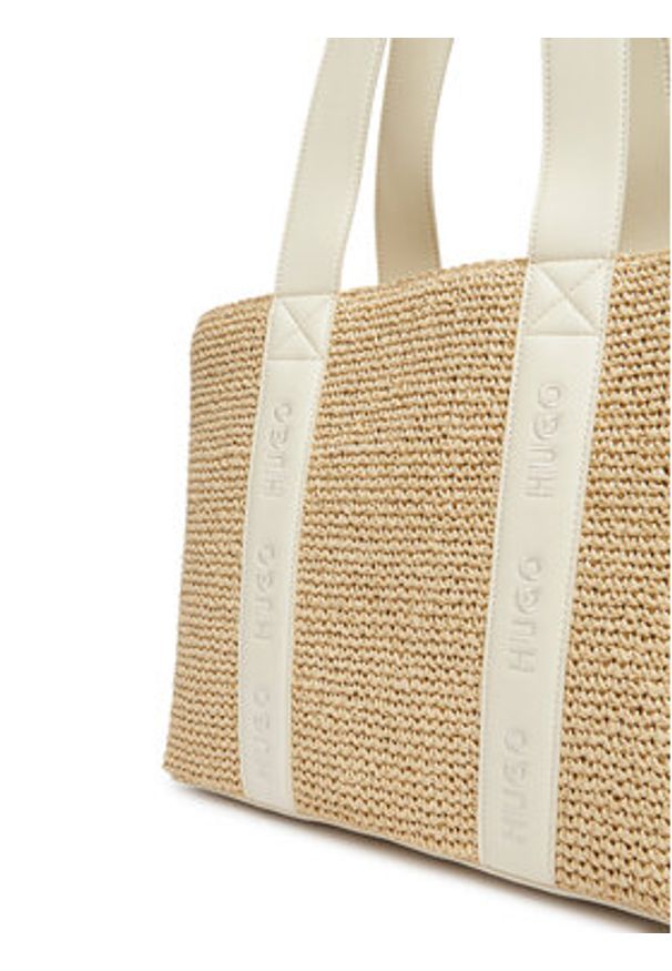 Hugo - HUGO Torebka 50563016 Biały. Kolor: biały. Materiał: skórzane