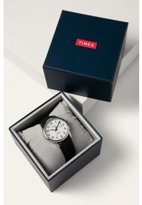 Timex - Zegarek TW2P75600. Kolor: czarny. Materiał: skóra, materiał #3