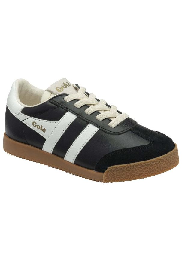 Dziecięce skórzane trenery Gola Elan. Okazja: na co dzień. Kolor: wielokolorowy, biały, czarny. Materiał: skóra. Sezon: lato