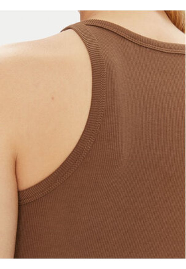 Vero Moda Sukienka codzienna Chloe 10306898 Brązowy Tight Fit. Okazja: na co dzień. Kolor: brązowy. Materiał: bawełna. Typ sukienki: proste. Styl: casual