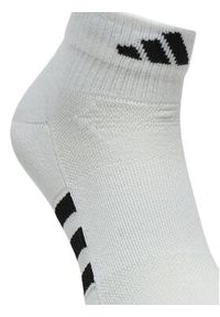 Adidas - adidas Skarpety wysokie unisex Performance Light Mid-Cut Socks 3 Pairs HT3445 Biały. Kolor: biały. Materiał: bawełna #5