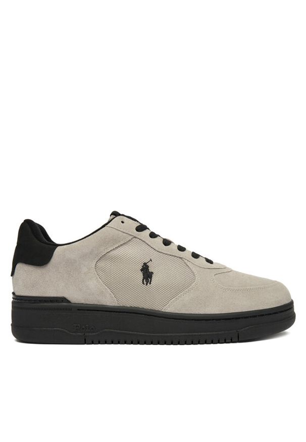 Polo Ralph Lauren Sneakersy 809913423004 Szary. Kolor: szary. Materiał: skóra, zamsz
