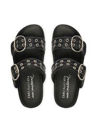EMU Australia Klapki Bondi Buckle 2.0 W13306 Czarny. Kolor: czarny. Materiał: skóra #5