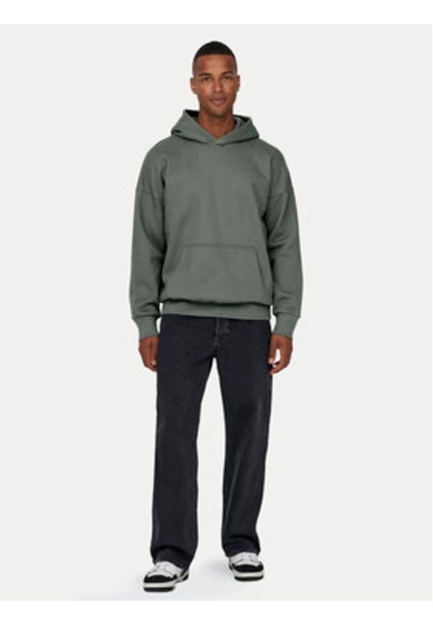 Only & Sons Jeansy Fade 22026778 Czarny Loose Fit. Kolor: czarny