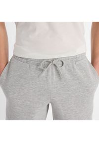 Spodenki męskie New Balance MS51940AG – szare. Kolor: szary. Materiał: materiał, bawełna, dresówka, poliester #2