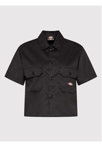 Dickies Koszula Work DK0A4XKDBLK Czarny Relaxed Fit. Kolor: czarny. Materiał: syntetyk, bawełna