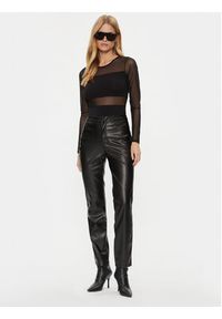 only - ONLY Body 15212500 Czarny Slim Fit. Kolor: czarny. Materiał: bawełna #7