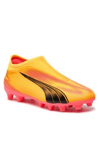 Puma Buty do piłki nożnej Ultra Match Ll Fg/Ag Jr 107770-03 Żółty. Kolor: żółty #6