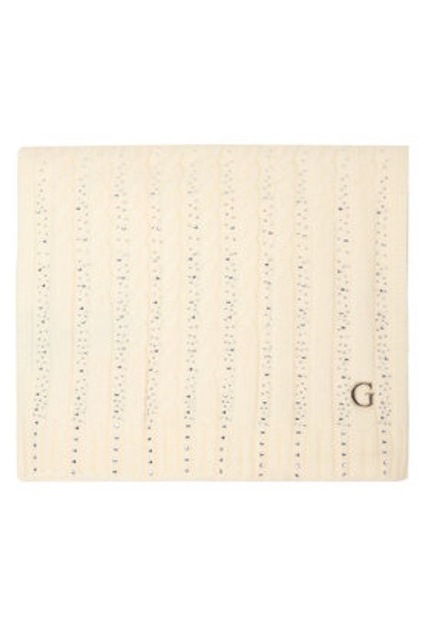 Guess Szalik AW5384 POL03 Biały. Kolor: biały. Materiał: akryl