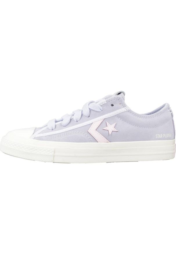 Tenisówki Converse Model Star Player 76 Suede Kolor Fioletowy. Kolor: fioletowy. Materiał: tkanina