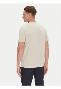 BOSS T-Shirt 50506373 Beżowy Regular Fit. Kolor: beżowy. Materiał: bawełna