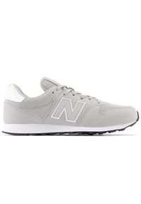 Buty unisex New Balance GM500EG2 – szare. Okazja: na co dzień. Kolor: szary. Materiał: guma, tworzywo sztuczne, materiał. Szerokość cholewki: normalna