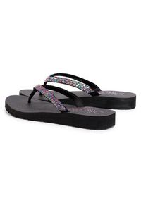 skechers - Skechers Japonki Shine Away 32918/BKMT Czarny. Kolor: czarny. Materiał: materiał #4
