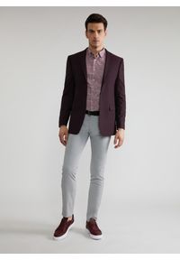 Pako Lorente - PAKO LORENTE – Spodnie męskie szare P22SF-WX-001-S-0. Okazja: na co dzień. Kolor: szary. Materiał: poliester, elastan, wiskoza. Wzór: gładki. Styl: casual, klasyczny #5