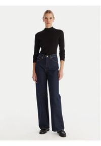 ACCESS FASHION Golf 54-8074 Czarny Slim Fit. Typ kołnierza: golf. Kolor: czarny. Materiał: wiskoza #2