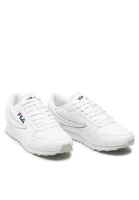 Fila Sneakersy Orbit Low 1010263.1FG Biały. Kolor: biały. Materiał: skóra