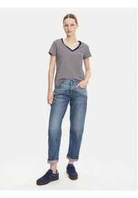 Levi's® T-Shirt Perfect Z 85341-0100 Granatowy Standard Fit. Kolor: niebieski. Materiał: bawełna #5