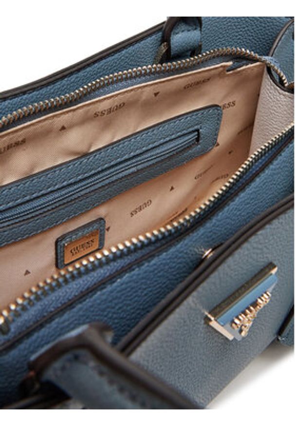 Guess Torebka HWBG87 78090 Niebieski. Kolor: niebieski. Materiał: skórzane