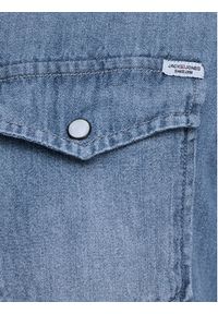 Jack & Jones - Jack&Jones Koszula Sheridan 12138115 Niebieski Slim Fit. Kolor: niebieski. Materiał: bawełna #4
