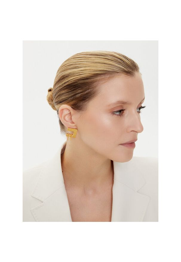 Kolczyki Elisabetta Franchi. Materiał: złote. Kolor: złoty