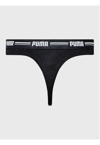 Puma Komplet 2 par stringów 907854 Czarny. Kolor: czarny. Materiał: bawełna #6