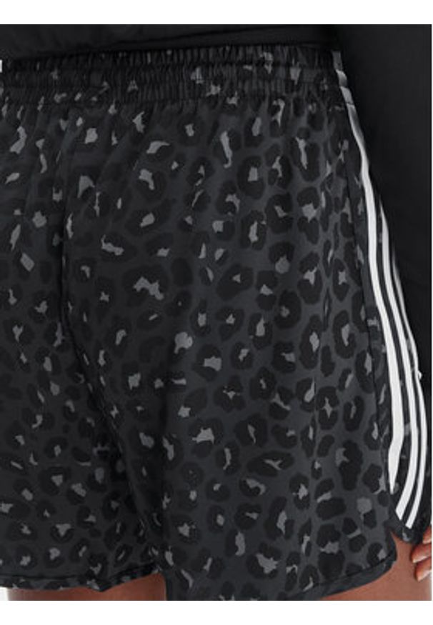 Adidas - adidas Szorty sportowe Satin KA2672 Szary Loose Fit. Kolor: szary. Materiał: syntetyk