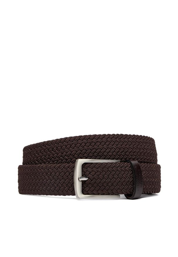 Pasek Męski Aeronautica Militare. Kolor: brązowy