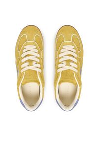 Nokwol Sneakersy August Zielony. Kolor: zielony. Materiał: skóra, zamsz