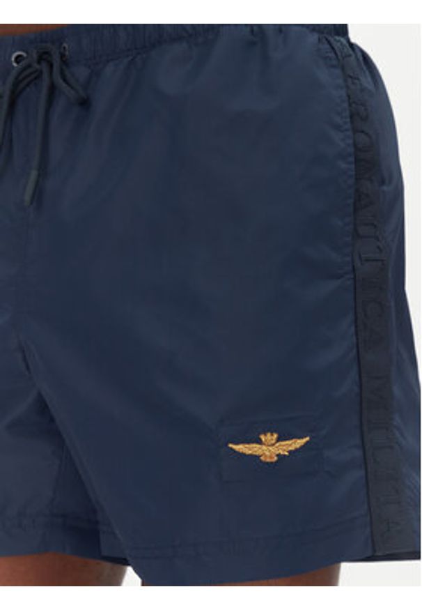 Aeronautica Militare Szorty kąpielowe 251BW225CT3539 Granatowy Regular Fit. Kolor: niebieski. Materiał: syntetyk