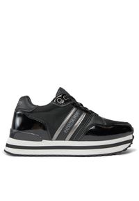 Patrizia Pepe Sneakersy PPJ767.01 S Czarny. Kolor: czarny. Materiał: skóra