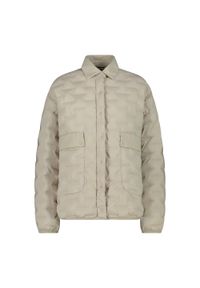 Damska kurtka puchowa CMP. Kolor: beżowy, wielokolorowy, zielony. Materiał: puch. Sezon: zima. Sport: narciarstwo #1