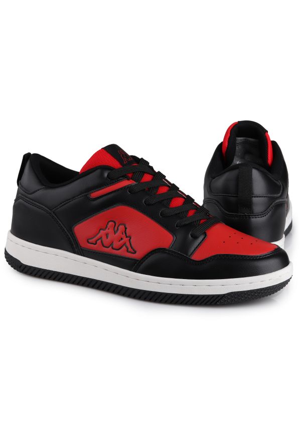 Buty męskie sportowe do chodzenia Kappa ALID LOW. Okazja: na co dzień. Kolor: czerwony, czarny, wielokolorowy. Materiał: skóra, materiał, tkanina, guma, syntetyk. Sport: turystyka piesza