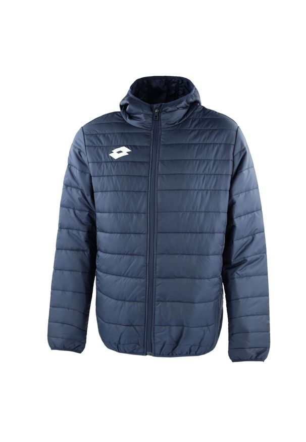 Kurtka piłkarska zimowa dla dorosłych LOTTO DELTA BOMBER LGT. Kolor: niebieski. Sezon: zima. Sport: piłka nożna