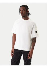 C.P. Company T-Shirt 20CMSS034A002246G Écru Regular Fit. Kolor: kremowy. Materiał: bawełna #1