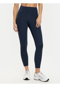 GIRLFRIEND COLLECTIVE - Girlfriend Collective Legginsy Compressive 4008 Granatowy Slim Fit. Kolor: niebieski. Materiał: syntetyk