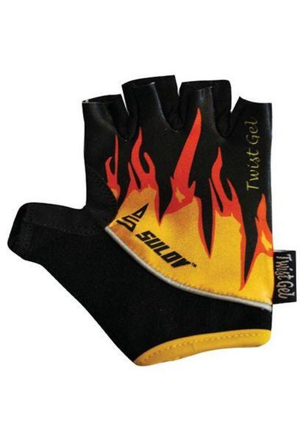 YOURGLOVES - Rękawice rowerowe Sulov Twist Gel M dla dzieci - Komfort i Wydajność. Kolor: fioletowy. Sport: kolarstwo