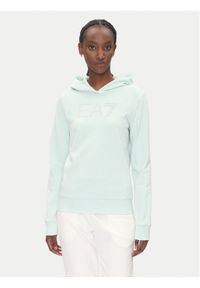 EA7 Emporio Armani Bluza 7W000095 AF12473 U9060 Niebieski Regular Fit. Kolor: niebieski. Materiał: bawełna